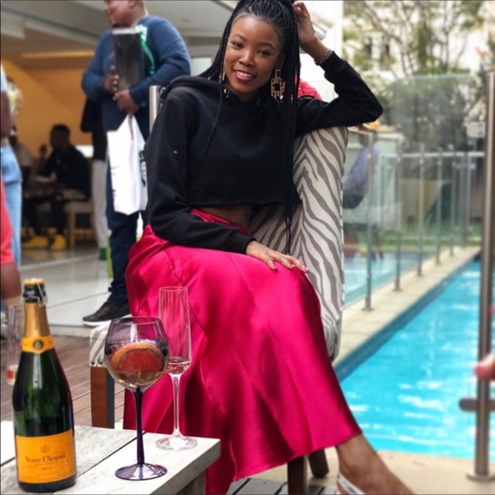 Zara Pink Maxi Skirt